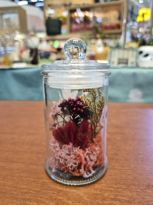 Mini preserved flower jar (customisable)